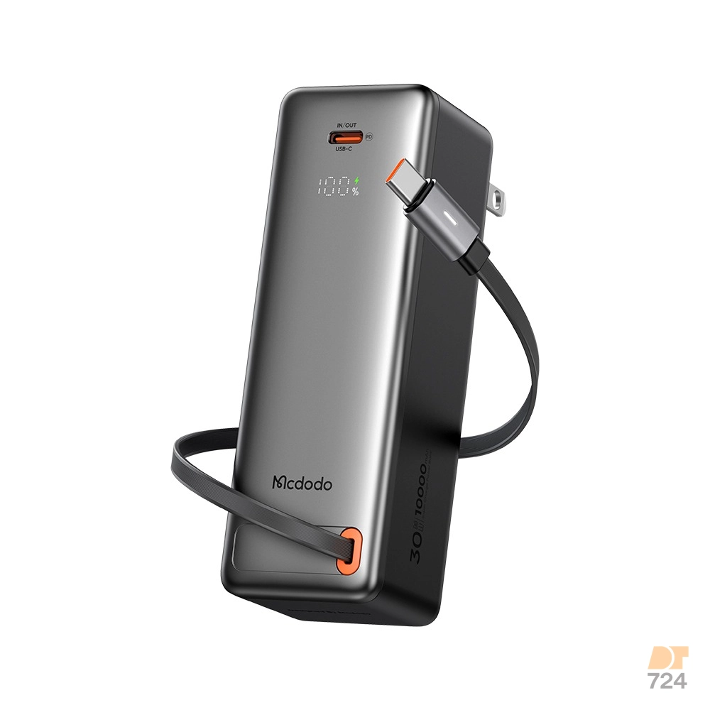 پاوربانک 10000 و آداپتور شارژ ۳۰وات مک‌دودو – مدل ‎MC-3181‎